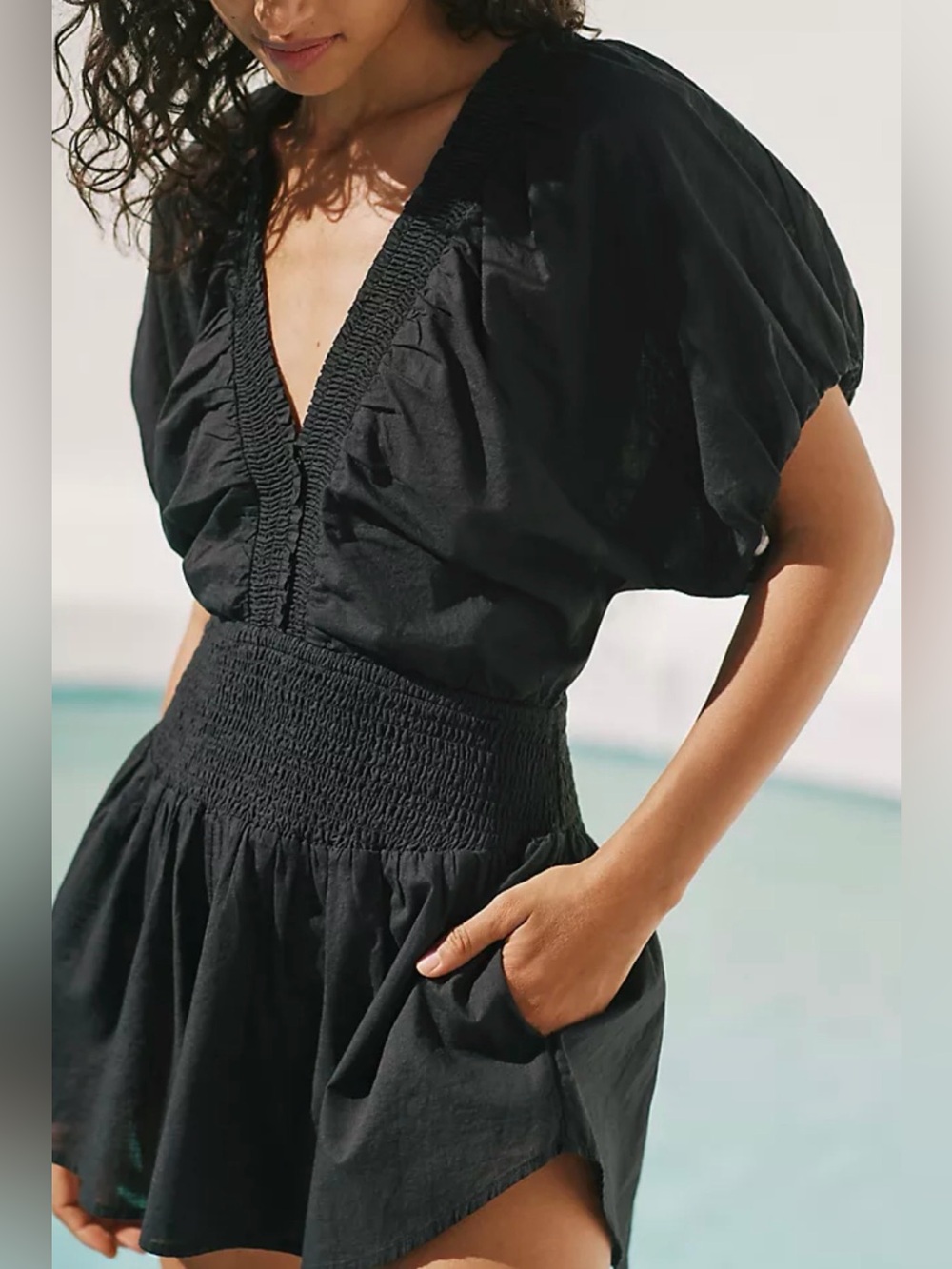 Anthropologie Short Sleeved Romper